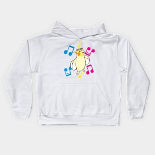 Pansexual Pride Bird Kids Hoodie